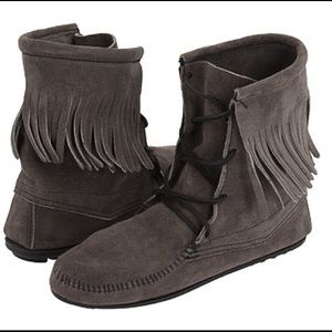 🌙Minnetonka Ankle Suede Boots